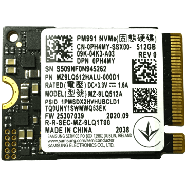 Dell 512GB M.2 2230 PCIe NVMe SSD (1MNV6) thumbnail