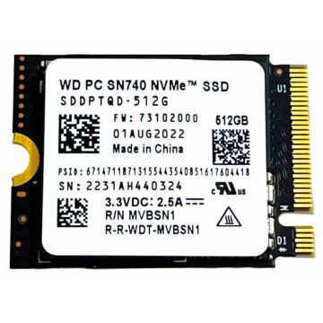 Dell 512GB M.2 2230 PCIe NVMe (3P0KH) thumbnail