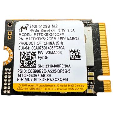 Dell 512GB M.2 NVMe SSD with PCIe (HCR46) thumbnail