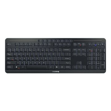 CHERRY Stream keyboard ultimate toetsenbord Thuis/Werk USB + RF Wireless + Bluetooth QWERTY Engels Zwart (JK-8570US-2) thumbnail