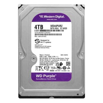 Western Digital WD 4TB Purple Surveillance Storage (WD44PURZ) (WD44PURZ) thumbnail