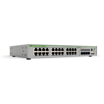 Allied Telesis 8x 100/1000X SFP 4x 1G/10G SFP+ Industrial Ethernet Stackable Layer 3Switch (990-007979-80) thumbnail