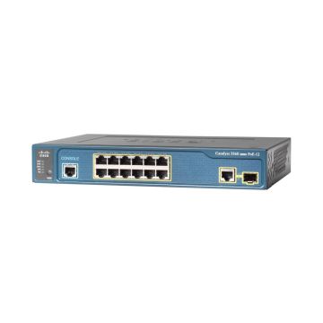 Cisco Switch/Cat 3560-CX 12p PoE (WS-C3560CX-12PC-S-RFB) thumbnail