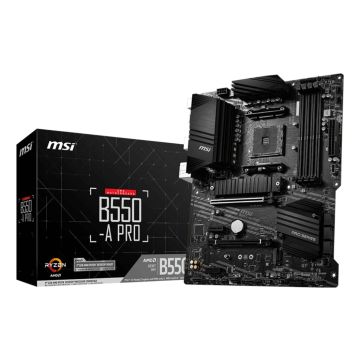 MSI B550-A PRO moederbord AMD B550 Socket AM4 ATX (7C56-002R) thumbnail