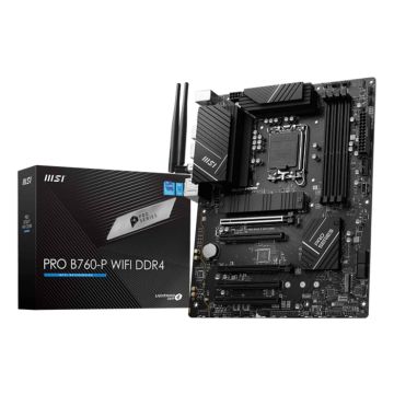 MSI PRO B760-P WIFI DDR4 moederbord LGA 1700 ATX (7D98-001R) thumbnail