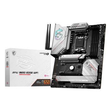 MSI MPG B650 EDGE WIFI moederbord AMD B650 Socket AM5 ATX (7E10-001R) thumbnail