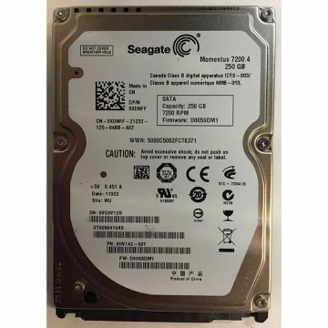 Dell 250GB 7.2K 3G 2.5INCH SATA HDD (XDNFF-RFB) thumbnail