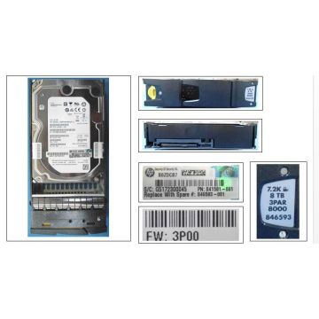 HP DRV HD 8TB 7.2K LFF SAS FE (846593-001-RFB) thumbnail