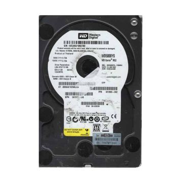 HP 500Gb SATA 150SATA HDD (WD5000YS-70MPB1-RFB) thumbnail