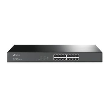 TP-Link TL-SG1016 Unmanaged Gigabit Ethernet (10/100/1000) 1U Zwart (SG1016) thumbnail