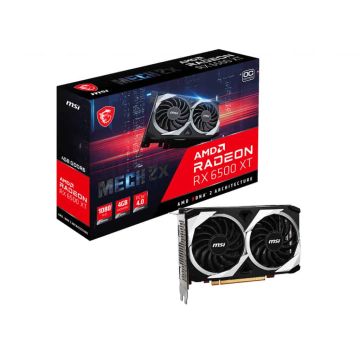 MSI MECH RADEON RX 6500 XT 2X 4G OC videokaart AMD 4 GB GDDR6 (V508-003R) thumbnail