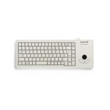 CHERRY XS Trackball toetsenbord Universeel USB Belgisch Grijs (G84-5400LUMBE-0) thumbnail