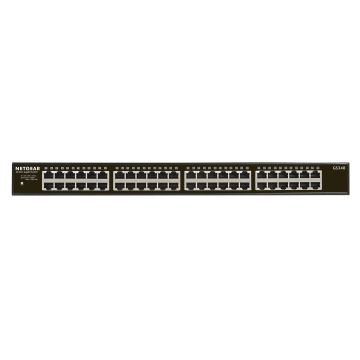 NETGEAR GS348 Unmanaged Gigabit Ethernet (10/100/1000) 1U Zwart (GS348-100EUS) thumbnail