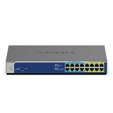 NETGEAR GS516UP Unmanaged Gigabit Ethernet (10/100/1000) Power over Ethernet (PoE) Grijs (GS516UP-100EUS) thumbnail