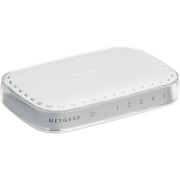 NETGEAR GS605 Unmanaged L2 Gigabit Ethernet (10/100/1000) Wit (GS605-400PES) thumbnail