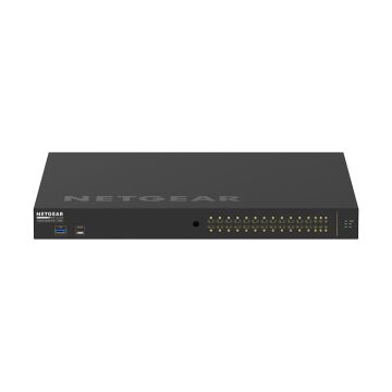 NETGEAR GSM4230PX Managed L2/L3 Gigabit Ethernet (10/100/1000) Power over Ethernet (PoE) 1U Zwart (GSM4230PX-100EUS) thumbnail