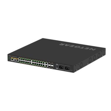 NETGEAR GSM4230UP Managed L2/L3 Gigabit Ethernet (10/100/1000) Power over Ethernet (PoE) 1U Zwart (GSM4230UP-100EUS) thumbnail