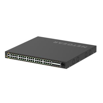 NETGEAR GSM4248PX Managed L2/L3/L4 Gigabit Ethernet (10/100/1000) Power over Ethernet (PoE) Zwart (GSM4248PX-100EUS) thumbnail