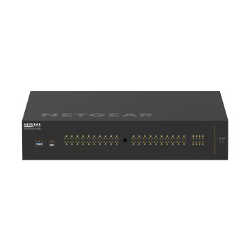 NETGEAR GSM4248UX Managed L2/L3 Gigabit Ethernet (10/100/1000) Power over Ethernet (PoE) 2U Zwart (GSM4248UX-100EUS) thumbnail
