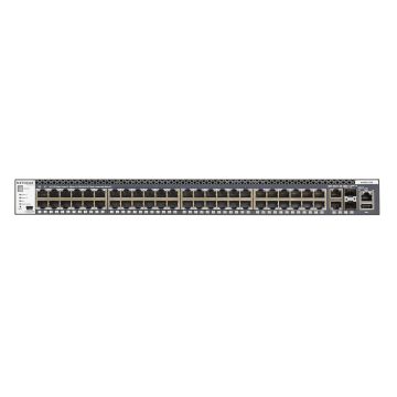 NETGEAR ProSAFE Managed Switch - GSM4352S - 48 Gigabit Ethernet poorten 10/100/1000 Mbps + 2 x SFP+ & 2 x 10GBASE-T poorten (GSM4352S-100NES) thumbnail