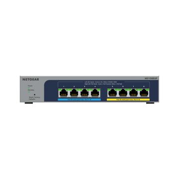 NETGEAR 8-port Ultra60 PoE++ Multi-Gigabit (2.5G) Ethernet Plus Switch (MS108EUP-100EUS) thumbnail