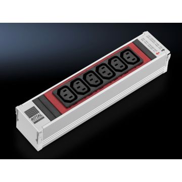Rittal Einsteckmodul PSM 6x C13 rot (7856082) thumbnail