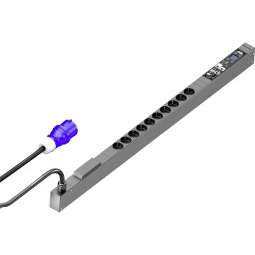 Rittal PDU metered 16A/1P CEE 10xCEE 7/3 Schuko (7979211) thumbnail
