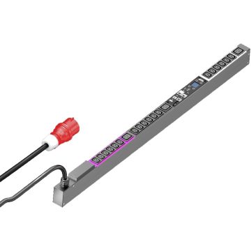 Rittal PDU metered plus, 16A/400V, 3~, 18 x C13 + 3 x C19 (7979535) thumbnail