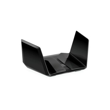 NETGEAR Nighthawk RAXE500 draadloze router Gigabit Ethernet Tri-band (2,4 GHz / 5 GHz / 6 GHz) Zwart (RAXE500-100EUS) thumbnail