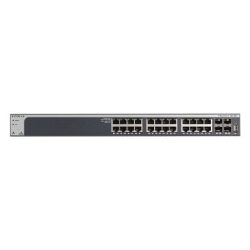 NETGEAR ProSAFE Smart Switch - XS728T - 24 x 10 Gigabit Ethernet- en 4 dedicated SFP+ poorten (XS728T-100NES) thumbnail