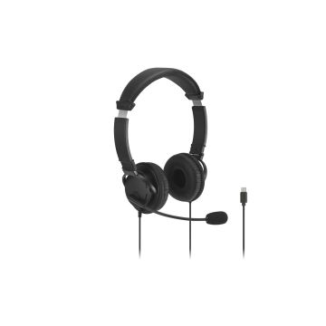 Kensington Classic EQ USB-C Headset met Mic en Volume Control (K97464WW) thumbnail