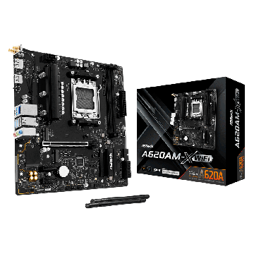 ASRock A620AM-X WiFi Mainboard (90-MXBSU-A0UAYZ) thumbnail