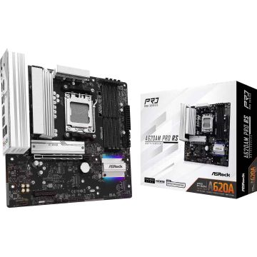 ASRock A620AM Pro RS AM5 mATX HDMI/DP DDR5 (90-MXBSV-A0UAYZ) thumbnail