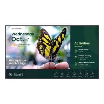 BenQ ST5504 Digitale signage flatscreen 139,7 cm (55") LCD 350 cd/m² 4K Ultra HD Zwart Type processor Android 18/7 (9H.S41TB.RE) thumbnail