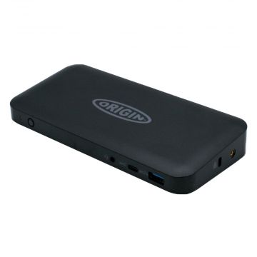 Origin Storage 40AY0090DK-OS notebook dock & poortreplicator Docking USB 3.2 Gen 1 (3.1 Gen 1) Type-C Zwart