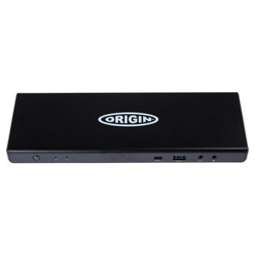 Origin Storage 40B20135UK-OS notebook dock & poortreplicator Docking USB 3.2 Gen 1 (3.1 Gen 1) Type-A + Type-C Zwart