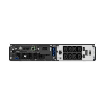 APC Smart-UPS On-Line, 1000VA, Rackmount 2U, 230V, 8x IEC C13 uitgang, Netwerkkaart, Railkit inbegrepen, voor gebruik met externe lithium-ion batterij (SRT1000UXI-NCLI) thumbnail