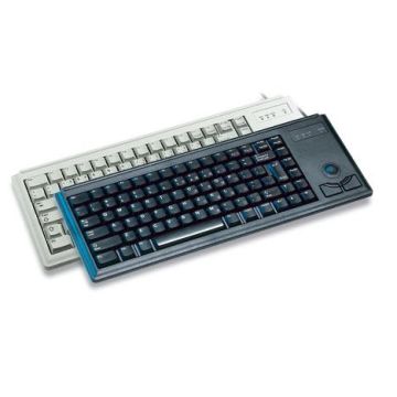 CHERRY Compact keyboard G84-4400, light grey, RB toetsenbord PS/2 Grijs (G84-4400LPBRB-0) thumbnail