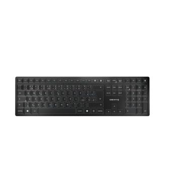 CHERRY KW 9100 SLIM toetsenbord Universeel RF-draadloos + Bluetooth Zwart (JK-9100CS-2) thumbnail