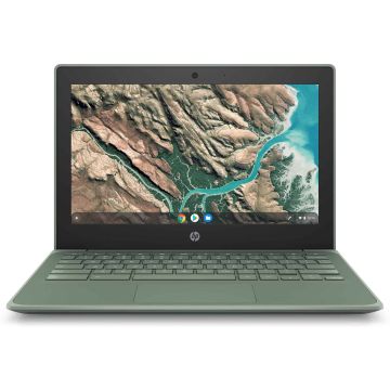 HP Chromebook 11 G8 EE Intel® Celeron® N4020 29,5 cm (11.6") Touchscreen HD 4 GB LPDDR4-SDRAM 32 GB eMMC Wi-Fi 5 (802.11ac) ChromeOS Groen (9VX68EA#ABH) thumbnail