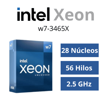 Intel Xeon w7-3465X 75M Cache 2.5 GHz Boxed (BX807133465X) thumbnail