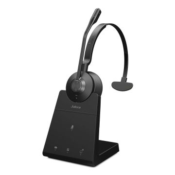 Jabra Engage 45 SE Headset Draadloos Hoofdband Kantoor/callcenter Zwart (9653-523-117) thumbnail