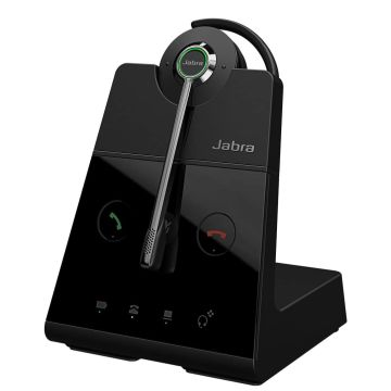 Jabra Engage 65 SE Headset Draadloos Hoofdband Kantoor/callcenter USB Type-C Zwart (9655-553-117) thumbnail