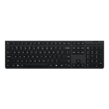 Lenovo 4Y41R64507 toetsenbord Thuis/Werk RF-draadloos + Bluetooth Belgisch, Engels Zwart (4Y41R64507) thumbnail