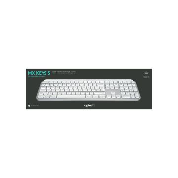 Logitech MX Keys S - PALE GREY ITA - BT - N/A - (920-011576) thumbnail