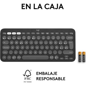 Logitech Pebble Keys 2 K380s TONAL GRAPHITE ESP B (920-011827) thumbnail