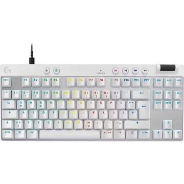 Logitech PRO X TKL RAPID WHITE - CH - EMEA28I-935 (920-013286) thumbnail