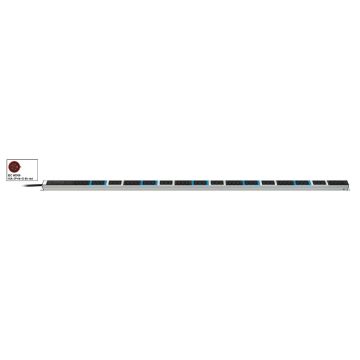 Vertiv Knürr DI-STRIP PDU, basic, 0U/1U, ingang IEC 60309 230/400 V 3 x 16 A, uitgangen (48) C13 (036008481) thumbnail