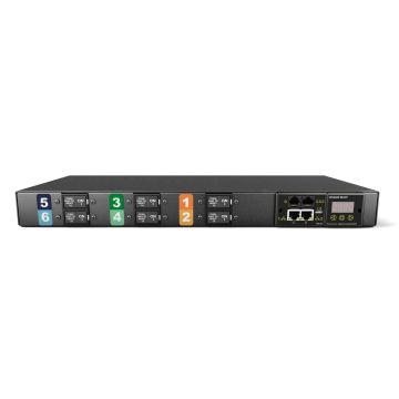 Vertiv Geist GI30074L energiedistributie 6 AC-uitgang(en) 1U Zwart (GI30074L) thumbnail