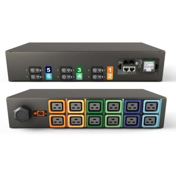 Vertiv Geist MG05M2R1-12L193-3PS56B2H10-S energiedistributie 12 AC-uitgang(en) 0U Zwart (VP4G31A5) thumbnail